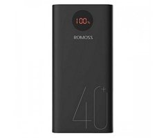 Зовнішній акумулятор (павербанк) Romoss 40000mAh 18W PEA40 Black (PEA40-112-2A45) UA UCRF