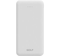 Зовнішній акумулятор (Power Bank) GOLF P200 10000mAh 10W White