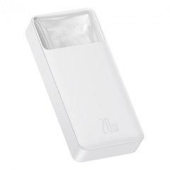 Зовнішній акумулятор (павербанк) Baseus Bipow 20000mAh 20W White (PPBD050302) UA UCRF